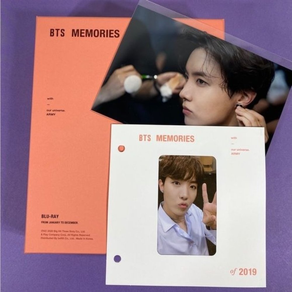 BTS Memories 2019 Blue Ray DVD With J Hope Photocard Official